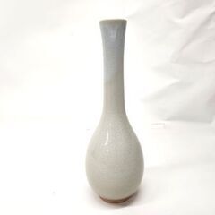 萩花入 下鵬山造 萩焼 椿窯 天鵬山 花生 茶道具 陶器 陶芸品 花瓶 伝統工芸品 共箱付き 札幌市 平岸店の画像
