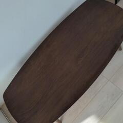 センターテーブル　ブラウン　リビングテーブルの画像