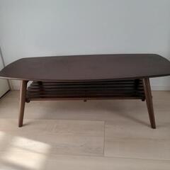 センターテーブル　ブラウン　リビングテーブルの画像