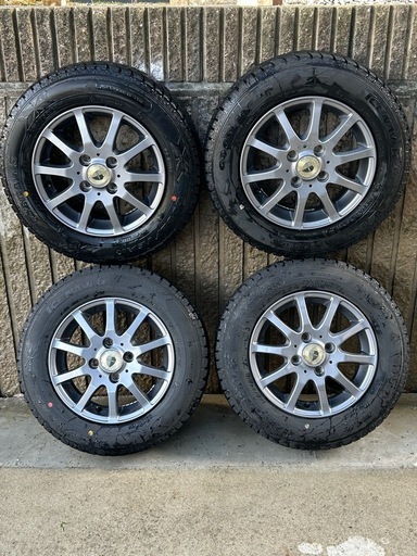 【終了】軽四13インチスタッドレスタイヤホイール4本セット