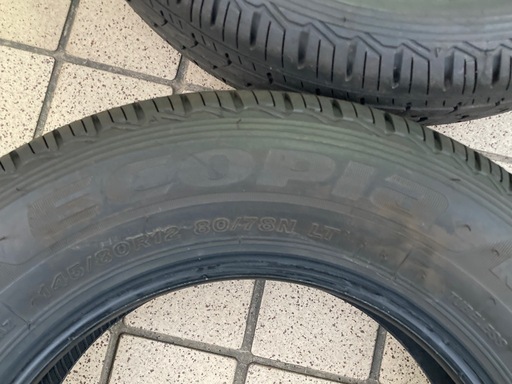 タイヤ145/80R12新車外し