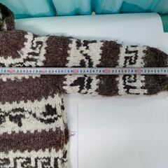 カウチンセーター（手編み）の画像