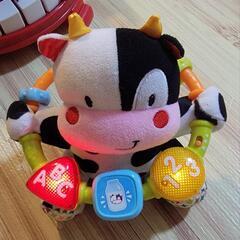 VTech　ベビー用 小さなアニマルモージカルビーズ 牛　おもちゃの画像