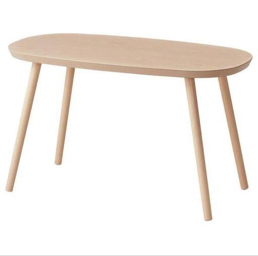 【IKEA】ASFRED/アスフレド コーヒーテーブル ホワイトステインオーク材突き板80x43 cm\n\n