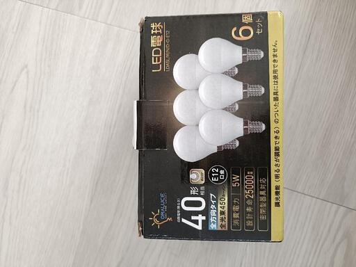 ORALUCE LED電球 E12口金 40W 電球色 3000k  6個