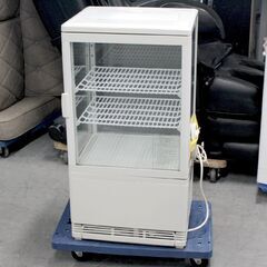 T502)開店市場 冷蔵ショーケース RT-58L 2012年製 4面ガラス 100V 250ml/缶約90本 350ml/缶約60本収納可