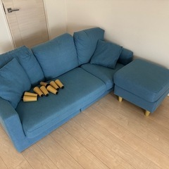 ポケットコイルカウチソファの中古が安い！激安で譲ります・無料