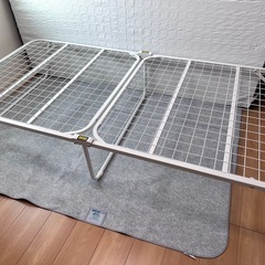 ベッドフレーム シングル 折りたたみベッド　 パタントベッド　山...