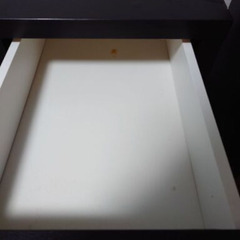 IKEA　イケア MICKE ミッケ 引き出しユニット ブラックブラウン 横35×高さ75×奥行50の画像