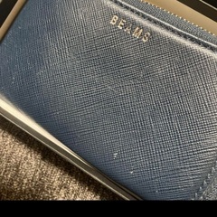 BEAMS ネイビー 紺　コインケースの画像