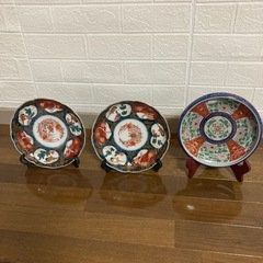 伊万里焼皿2枚と有田焼１枚