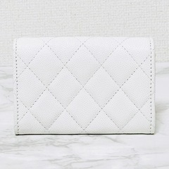 【未使用品】CHANEL シャネル 24A フラップ カードコインケースの画像