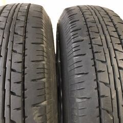 トヨタ　純正　スチールホイール　14インチ　5J　PCD100　4穴　ET約38　ハブ径約55　DUNLOP　ENASAVE　155/80R14　LT　2020年の画像