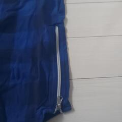 【古着】長袖　襟付きシャツ　青　ブルーの画像