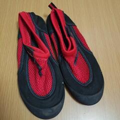 131　水陸両用　シューズ　21.5cm