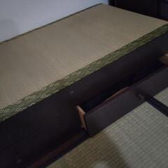  畳のベンチ☆収納付き！無料！の画像