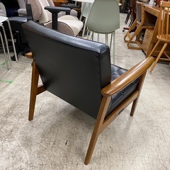 愛品館 江戸川店 】kチェア スタンダードブラック 1シーター カリモク 