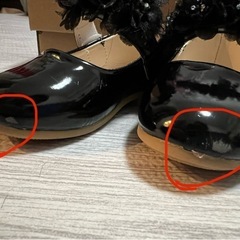 【14cm】子供 フォーマル 靴 黒の画像