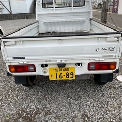 お話し中　ホンダ！アクティー！軽トラ！マニュアル5速！実走行78000キロ！車検ありの画像