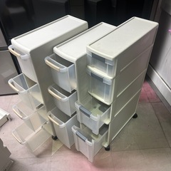 キッチン、風呂場、多段階収納ケース　プラスチックの画像