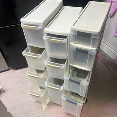 キッチン、風呂場、多段階収納ケース　プラスチックの画像