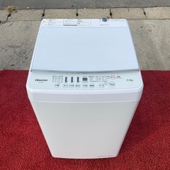 No.r96 洗濯機 5.5kg ハイセンス 2021年製