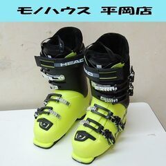 25.0cm 大人用 HEAD スキーブーツ NEXT EDGE GP ブラック×イエロー