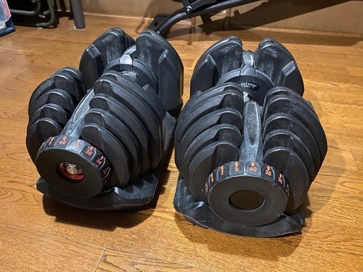 アジャスタブルダンベル　可変式40kg ×2