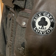 【美品】ライダースジャケット レディース 9号 ACE CAFE LONDON ACE CAFE LONDON ライダースジャケット美品 9号 レディース