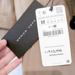 新品未使用タグ付き ZARA WOMAN 秋コート 定価 13,990円の画像