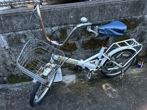決まりました】折りたたみ自転車ジャンク (とらねこ) 壺川の折りたたみ
