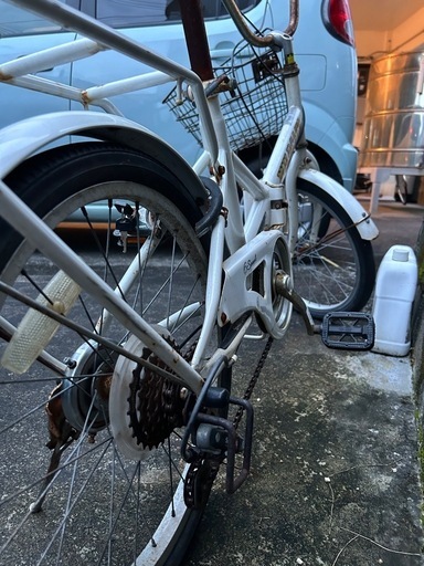 決まりました】折りたたみ自転車ジャンク (とらねこ) 壺川の折りたたみ