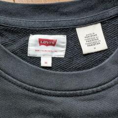 LEVI'S刺繍ボックスロゴスウェットMサイズ(リメイク品)の画像