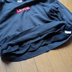 LEVI'S刺繍ボックスロゴスウェットMサイズ(リメイク品)の画像