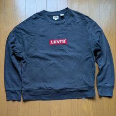 LEVI'S刺繍ボックスロゴスウェットMサイズ(リメイク品)