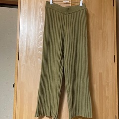 FREAK'S STORE タートルネック リブニット セットアップ（ニット/ワイドパンツ） の画像