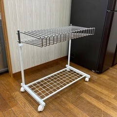 激安販売!! 高さ調節可!! キャスター付き ハンガーラック ス...