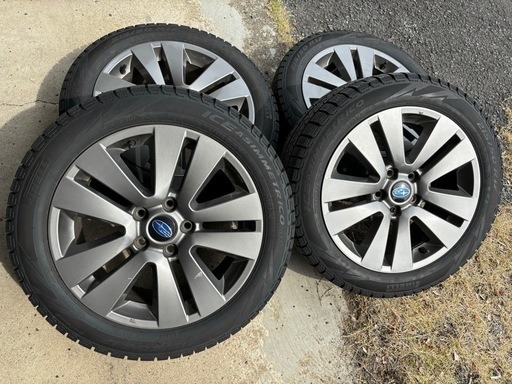スタッドレスタイヤ　スバル純正ホイールセット　215/50R17