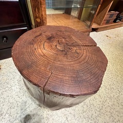 【武蔵小山店】 丸太スツール 丸太 木製 スツール ナチュラル 丸太椅子 DIY ログ スツール インテリア ウッドスツール の画像
