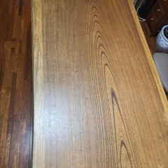欅　一枚板テーブル　節なし　オーダー品の画像