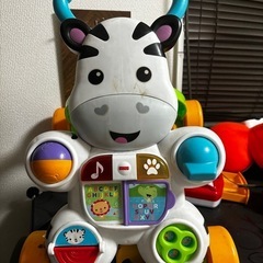 フィッシャープライス　しまうま　バイリンガルウォーカー　手押し車