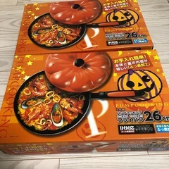 新品、未開封パール金属 パンプクッキング 26cmフライパン　フ...