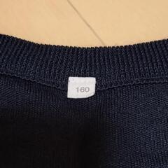 中古　黒ベスト　サイズ160　２枚セットの画像