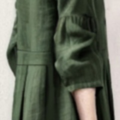 新品　緑色　ワンピの画像