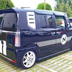 4WDターボ後期ペタペタ仕様★27年76100km★検8年9月N-boxカスタムの画像