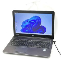 ノートPC HP Zbook 15 G3 i7 32G SSD 無線 Win11