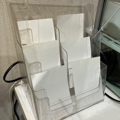 2個セットチラシなどを入れる収納