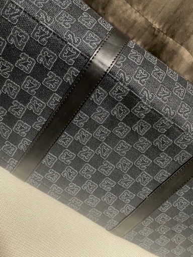 ジョーダンモノグラムダッフルバッグ Jordan Monogram Duffle Bag（Black/Gold)MA0759-023）