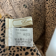 ヒョウ柄　シフォンワンピの画像