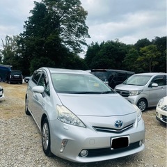 平成23プリウスアルファ 距離　69,900KM